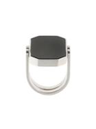 Julia Davidian Convertible Octagonal Ring - Silver