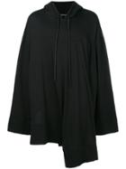 Bmuet(te) Asymmetric Oversized Hoodie - Black