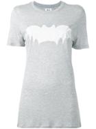 Zoe Karssen Bat Print T-shirt, Women's, Size: Medium, Grey, Viscose