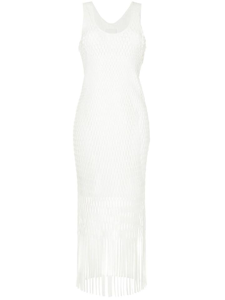 Dion Lee Cut-out Layer Tank Top - White