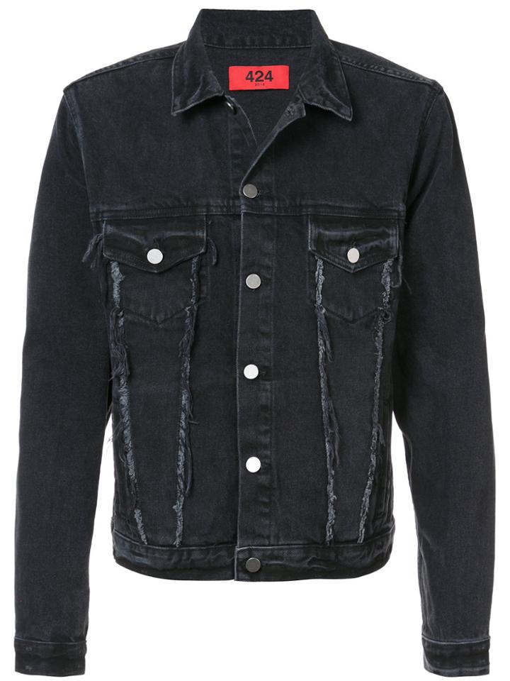 424 Trucker Denim Jacket - Black