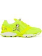 Philipp Plein Skull Mesh Sneakers - Yellow & Orange