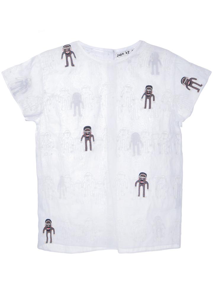 Embroidered Blouse - Women - Cotton - S, White, Cotton, Jupe By Jackie