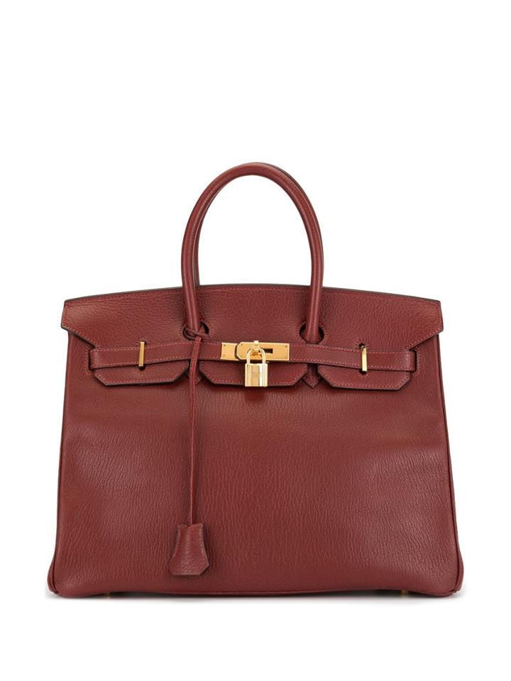 Hermès Pre-owned Birkin 35 Tote - Red