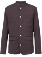 Eleventy Buttoned Jacket - Brown