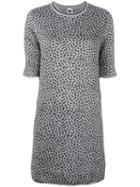 M Missoni Patterned Sweater Dress, Women's, Size: 44, Grey, Polyamide/metallic Fibre