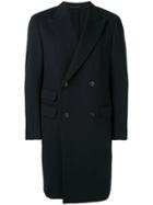 Z Zegna Double-breasted Coat - Blue