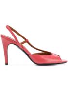 Michel Vivien Jeanette Sandals - Pink & Purple