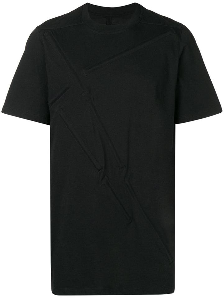Rick Owens Embossed Longline T-shirt - Black