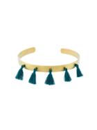 Eye M By Ileana Makri Tassel Choker - Yellow & Orange