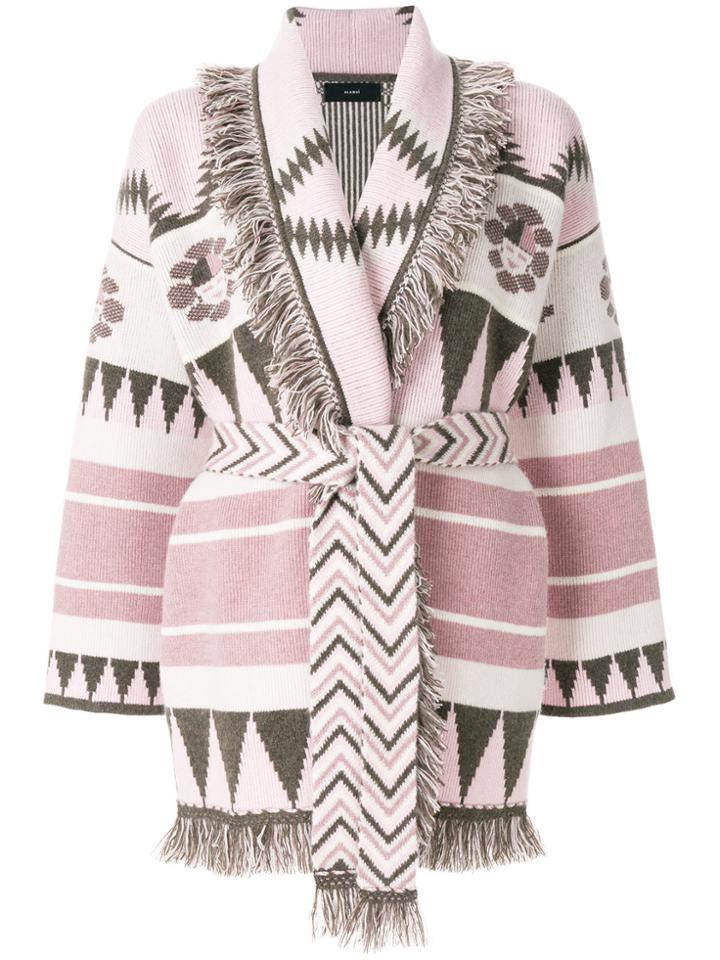 Alanui Patterned Cardi-coat - Multicolour