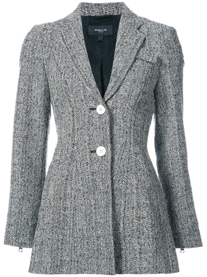 Derek Lam Fitted Blazer With Seam Details - Black