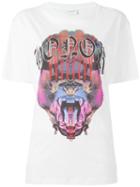 Marcelo Burlon County Of Milan Gorilla Print T-shirt, Women's, Size: Large, White, Cotton
