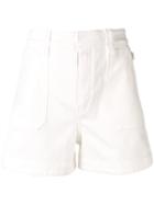Chloé Mini Denim Shorts - White