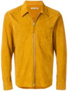 Our Legacy Zipped Biker Jacket - Yellow & Orange