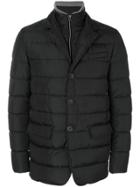 Herno Layered Quilted Jacket - Black