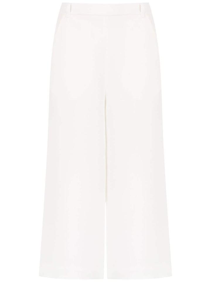 Gloria Coelho Crepe Trousers - White