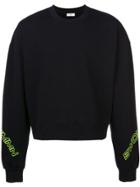 Cmmn Swdn Logo Print Sweater - Black