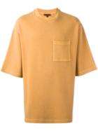Yeezy Oversized T-shirt, Men's, Size: Large, Yellow/orange, Cotton
