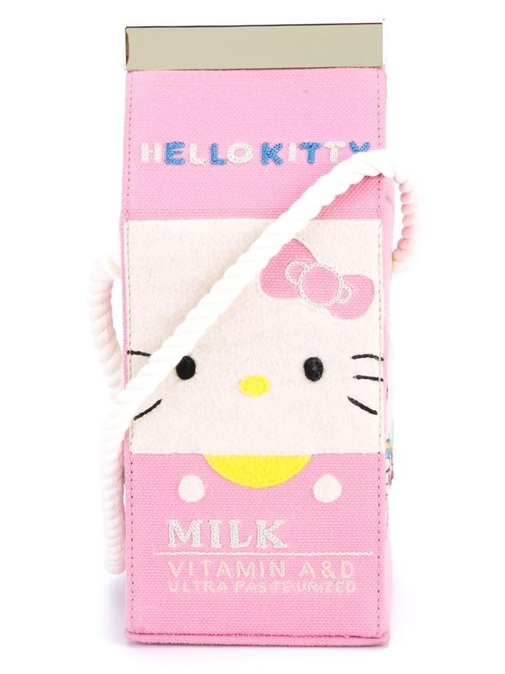 Olympia Le-tan 'hello Kitty Milk Carton' Crossbody Bag