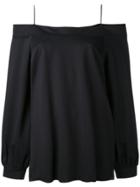 Dorothee Schumacher Off-shoulders Longsleeved Blouse - Blue