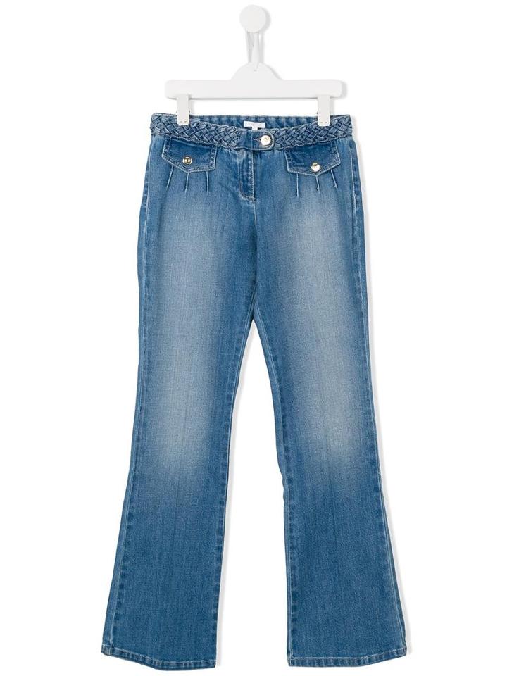 Chloé Kids 'mini Me' Flare Jeans, Girl's, Size: 14 Yrs, Blue
