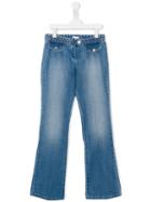 Chloé Kids 'mini Me' Flare Jeans, Girl's, Size: 14 Yrs, Blue
