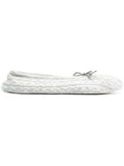N.peal Cable Slippers - Grey