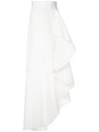 Bambah Faille Flamenco Skirt - White