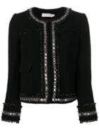 Tory Burch Sequin Embellished Jacket - Black