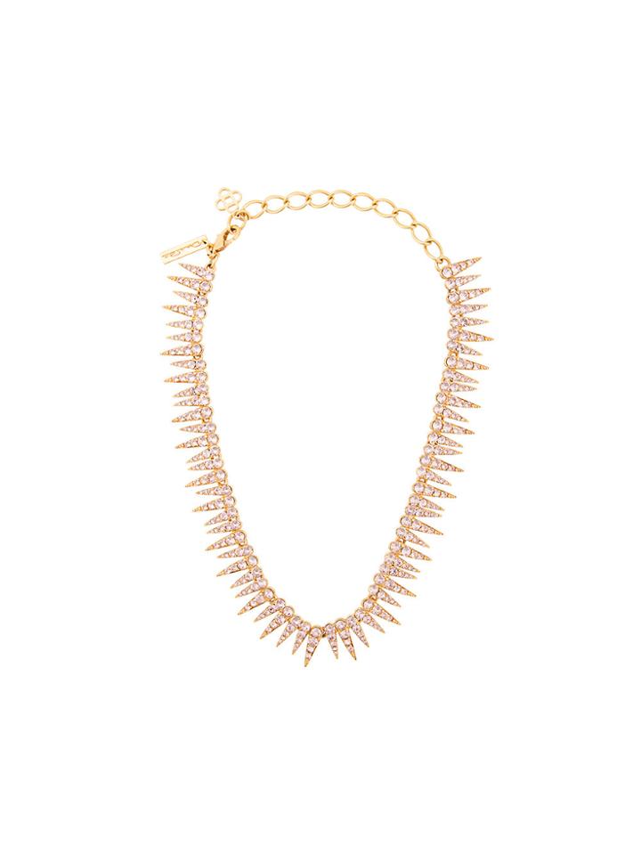 Oscar De La Renta Sea Urchin Necklace - Pink & Purple