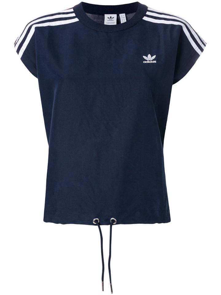 Adidas Signature Striped T-shirt - Blue