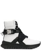 Balmain High-top Btroop Sneakers - White