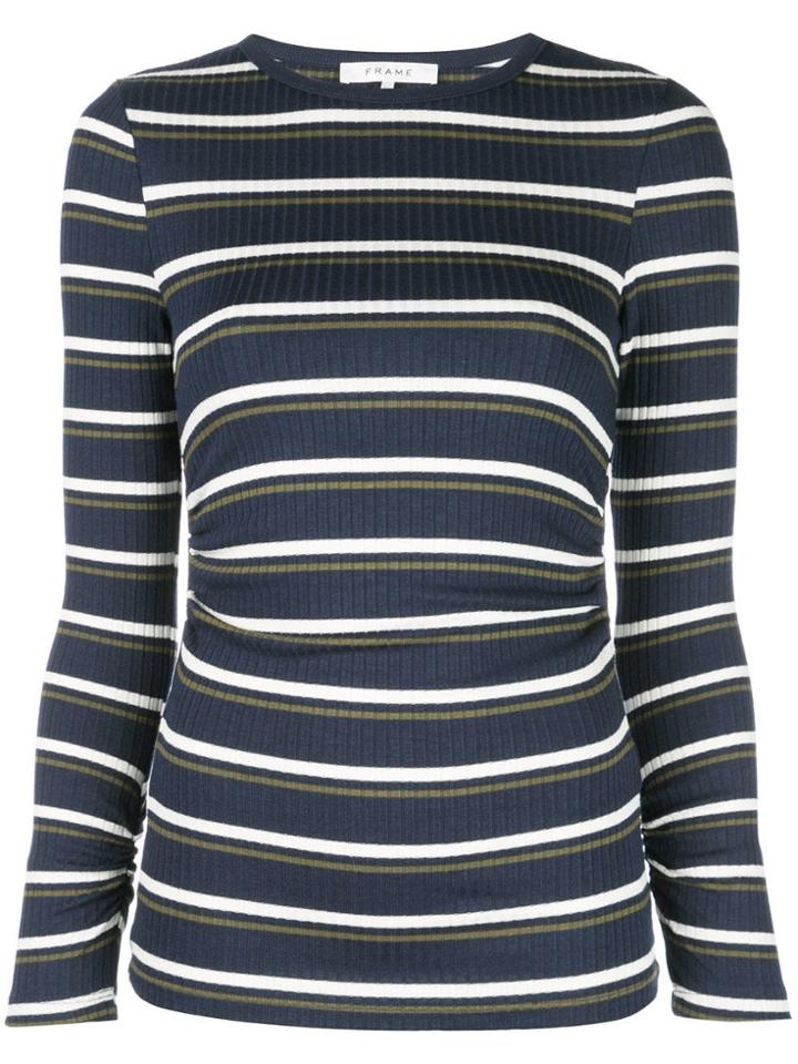 Frame Striped Jumper - Black