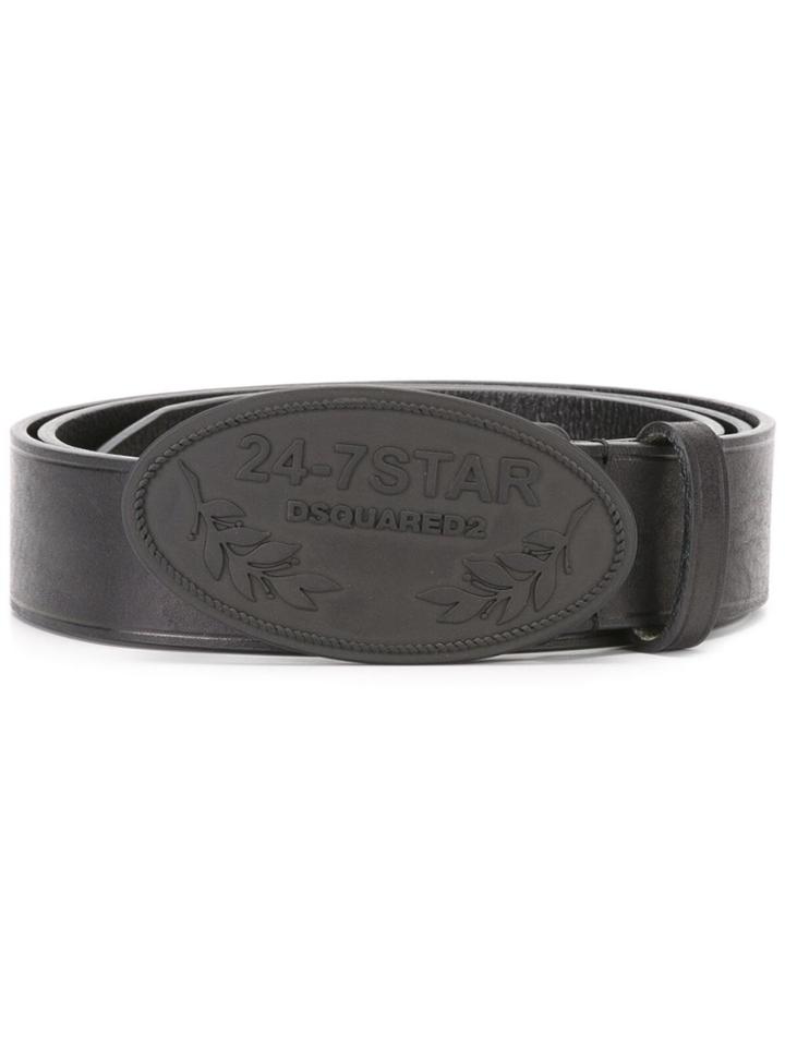 Dsquared2 24-7 Buckle Belt - Black