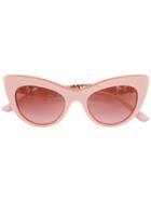 Dolce & Gabbana Eyewear Lace Flowers Sunglasses - Pink & Purple
