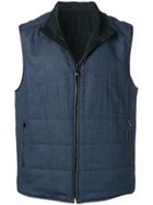 Corneliani Zipped Gilet Jacket - Blue