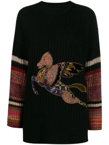 Etro Pegasus Sweater - Black