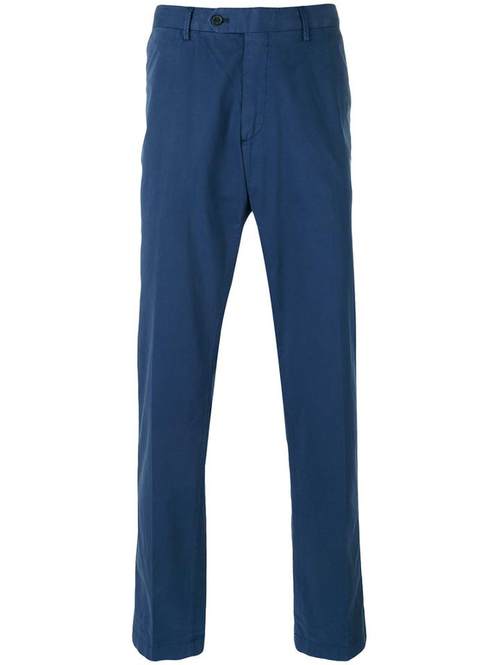 Hackett - Classic Chino Trousers - Men - Cotton/spandex/elastane - 32, Blue, Cotton/spandex/elastane