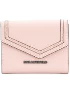 Karl Lagerfeld K/rocky Tri-fold Wallet - Pink