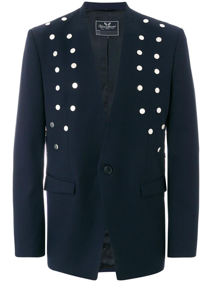 Unconditional Studded Detail Blazer - Black