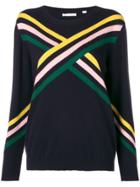Chinti & Parker Colour-block Fitted Sweater - Blue