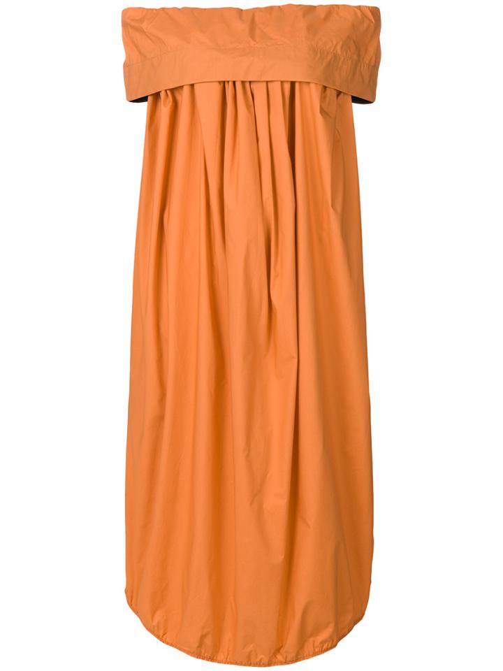 Ter Et Bantine Off-the-shoulder Dress - Yellow & Orange
