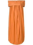 Ter Et Bantine Off-the-shoulder Dress - Yellow & Orange