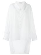 Faith Connexion Oversized Shirt, Women's, Size: 36, White, Cotton