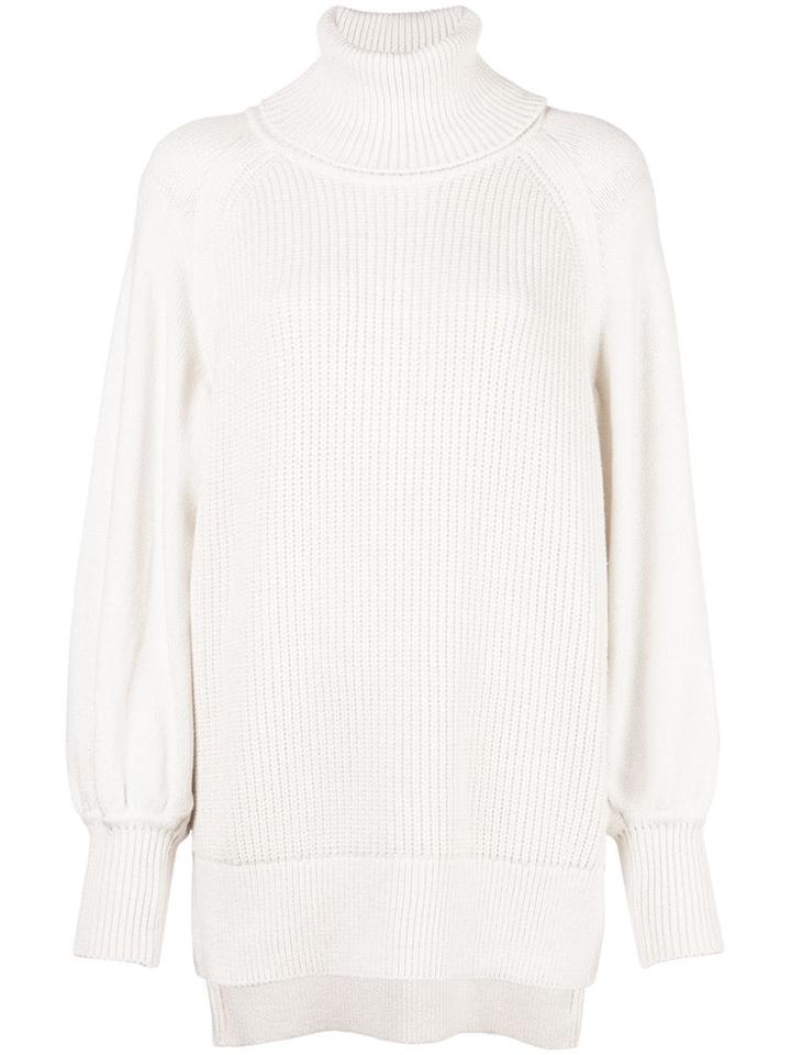 Adeam Oversized Turtleneck Jumper - White
