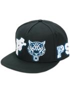 Plein Sport Embroidered Snapback Hat - Black