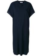 Jil Sander Batwing Sleeve Dress - Blue