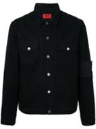 424 Fairfax - Arm Patch Denim Jacket - Men - Cotton - Xl, Black, Cotton