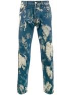 Gucci Bleached Punk Jeans, Men's, Size: 32, Blue, Cotton/brass